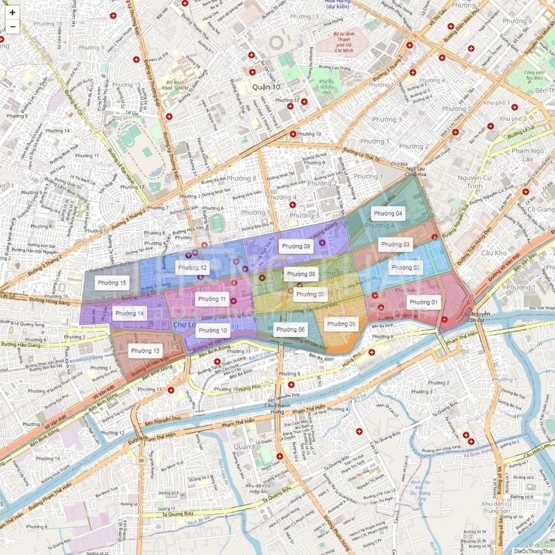 Bản đồ khu vực thành phố Hồ Chí Minh năm 2022 - Bản đồ Quận 5
