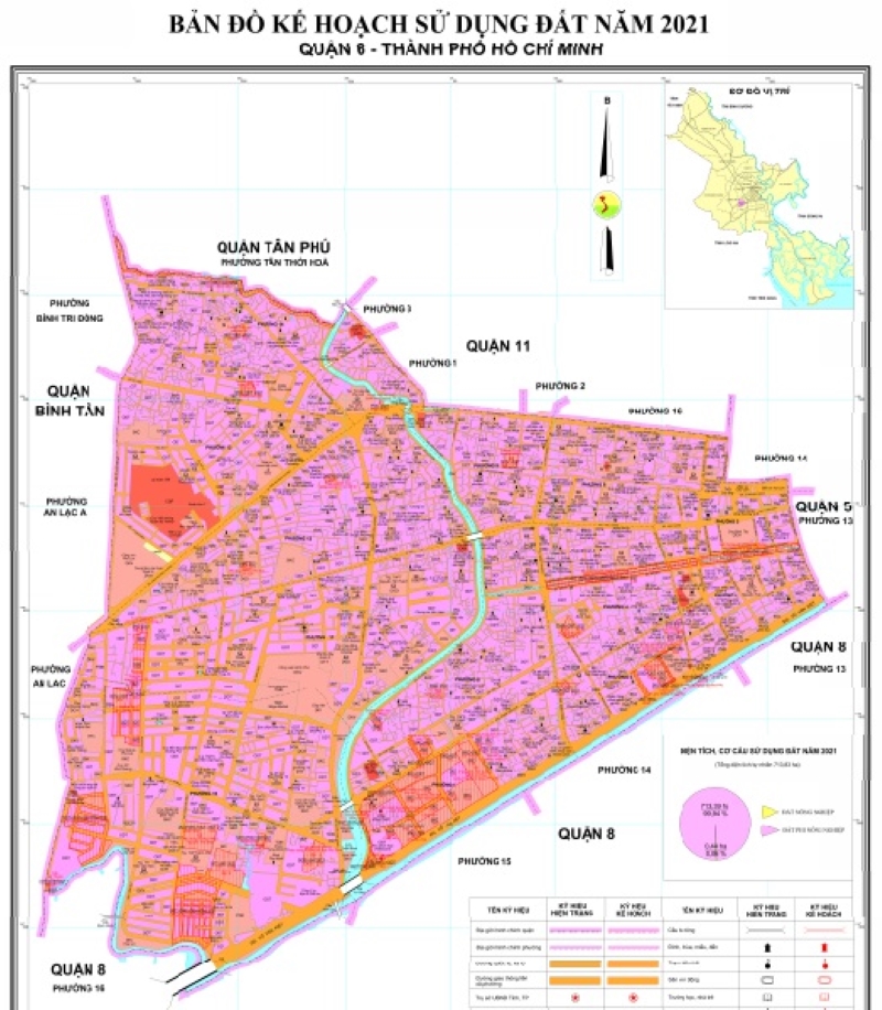 Bản đồ khu vực thành phố Hồ Chí Minh năm 2022 - Bản đồ Quận 6