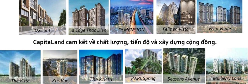Các dự án của Capitaland Việt Nam