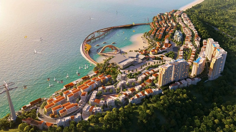 Phân khu The Sea Sun Grand City Hillside Residence sở hữu kiến trúc Santorini đầy ấn tượng