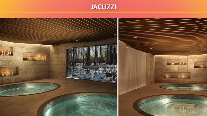 Tiện ích Jacuzzi tại phân khu The Sea Sun Grand City Hillside Residence
