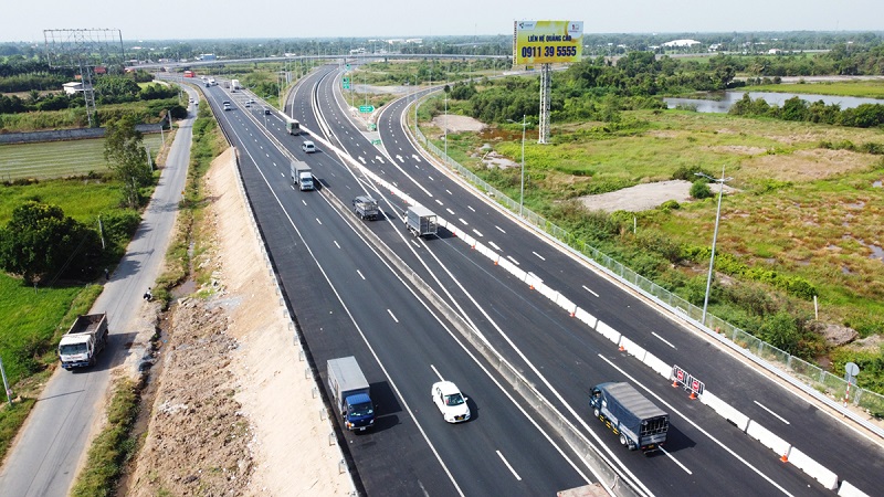 Bản đồ đường cao tốc Trung Lương Mỹ Thuận cập nhật 2023