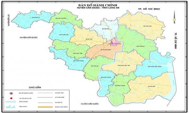 Bản đồ quy hoạch huyện Cần Giuộc – Cập nhật quy hoạch mới 2022