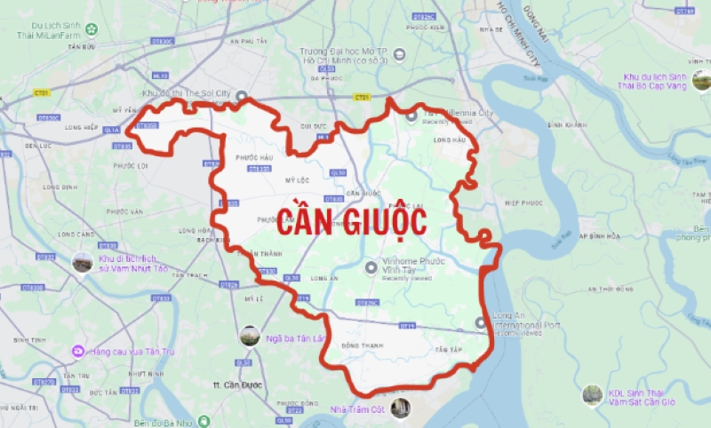 CẦN GIUỘC THUỘC TỈNH NÀO TRƯỚC VÀ SAU SÁP NHẬP? TẤT TẦN TẬT THÔNG TIN VỀ HUYỆN CẦN GIUỘC