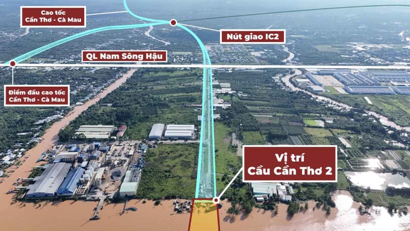 Bản Đồ Quy Hoạch Cầu Cần Thơ 2 – Công Trình Hạ Tầng Chiến Lược Kết Nối Vùng Tây Nam Bộ